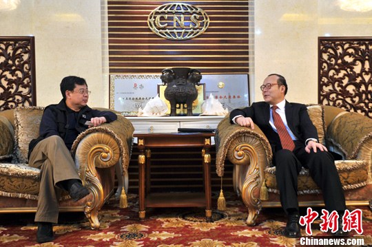 中新网总裁孙永良会见外交部国际司司长陈旭