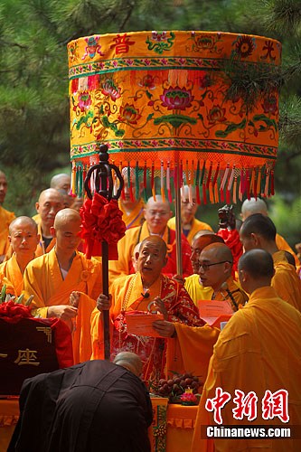 佛门禅宗第四十五代传人常道法师荣升方丈3