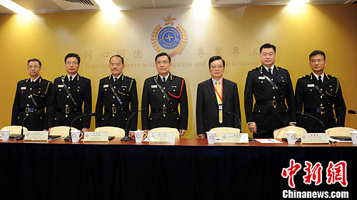 香港惩教署举行周年记者会