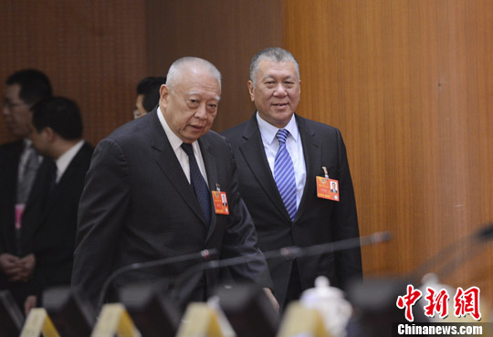 董建华何厚铧出席全国政协主席团第二次会议