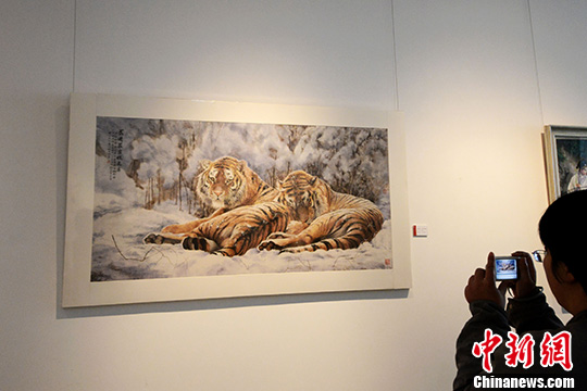 苏州举办2014迎春书画展