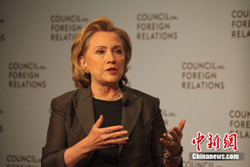 希拉里·克林顿指出应扩展中美两国对话