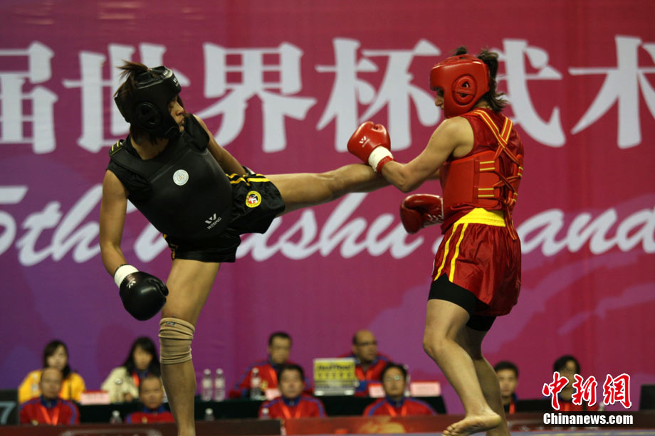 世界杯武术散打比赛首日选手角逐决赛资格
