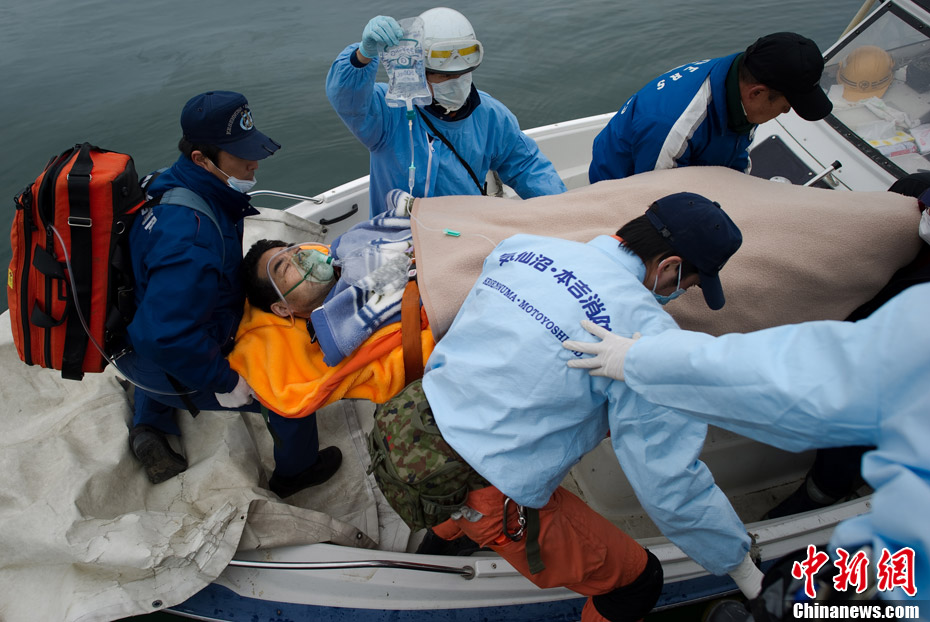 日本宫城县一幸存者震后第11天被救起