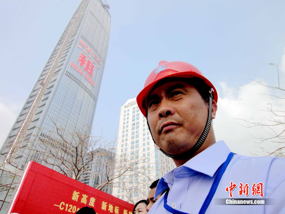 深圳京基100创下混凝土超高泵送417米纪录