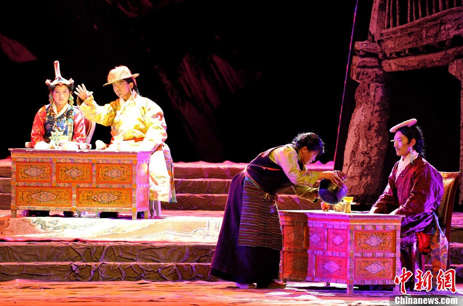 西藏和平解放60周年农奴泪拉萨上演