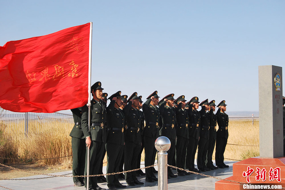 甘肃省军区某边防连大漠戈壁戍边卫国