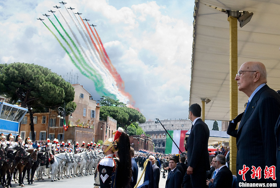 意大利举行统一150周年庆典活动