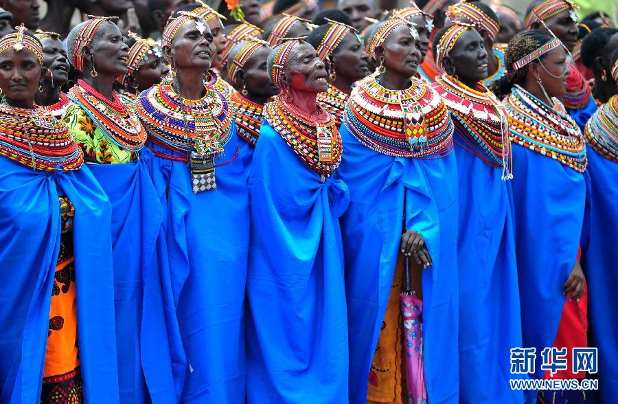 绚丽多姿的肯尼亚桑布鲁族