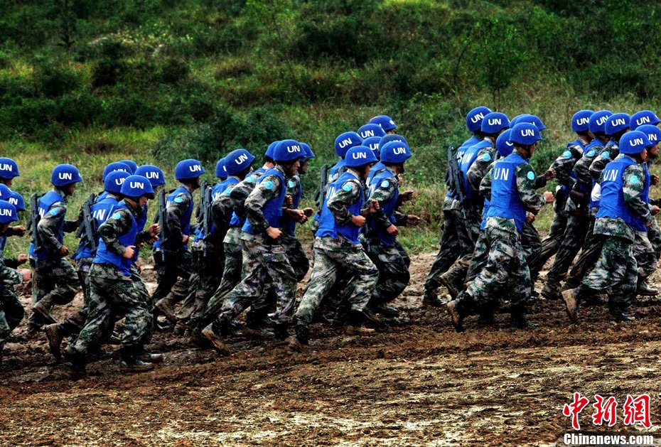 蓝盔行动2011演练在山东举行3941