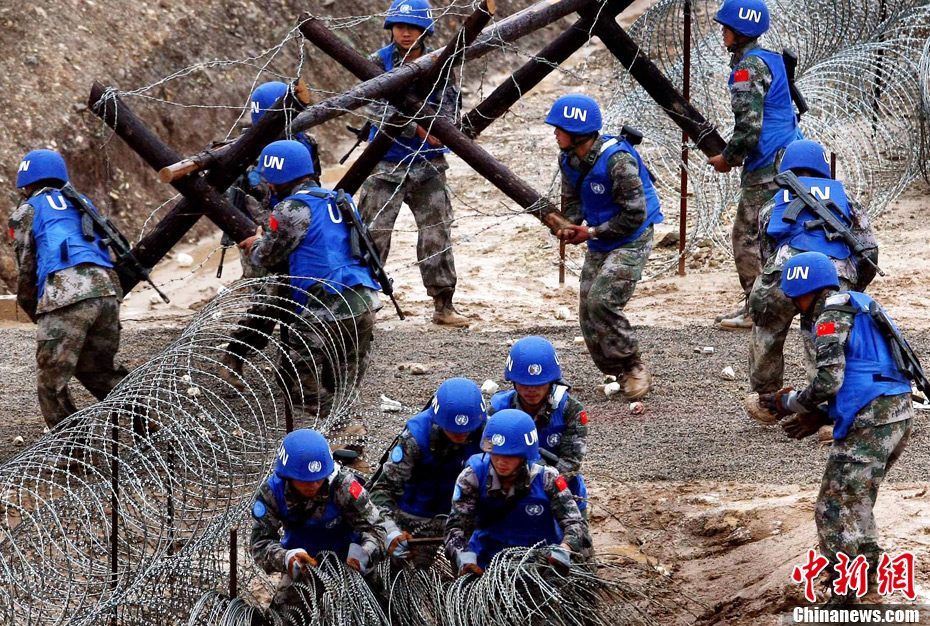 蓝盔行动2011演练在山东举行3941
