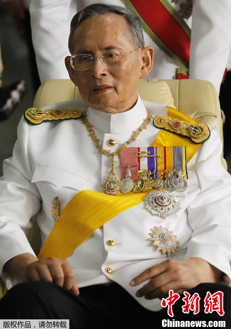 泰国国王普密蓬阿杜德迎来84岁生日