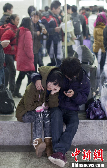 春运图刊离别的车站