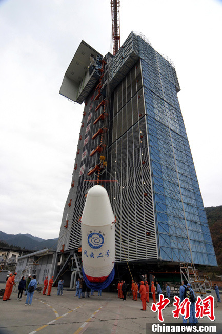 中国成功发射“风云二号”07星：发射前夕星箭联合测试