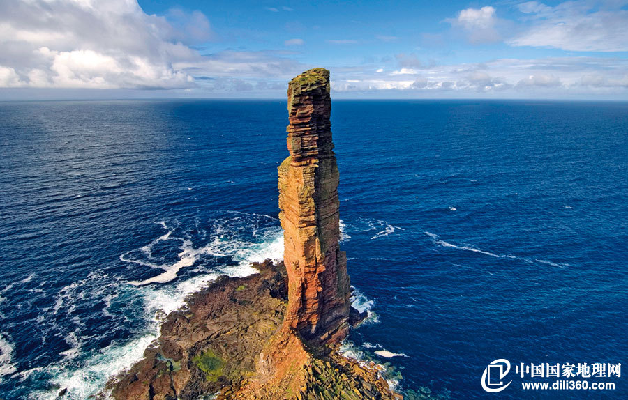 大海带给世界的奇妙雕塑海蚀柱