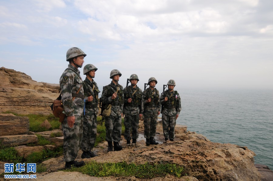 亲历海防官兵巡滩