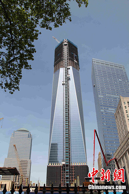世贸中心一号楼成为纽约最高建筑23