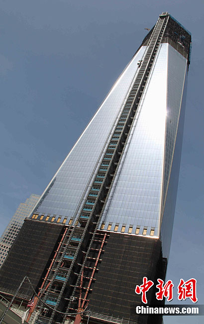 世贸中心一号楼成为纽约最高建筑23
