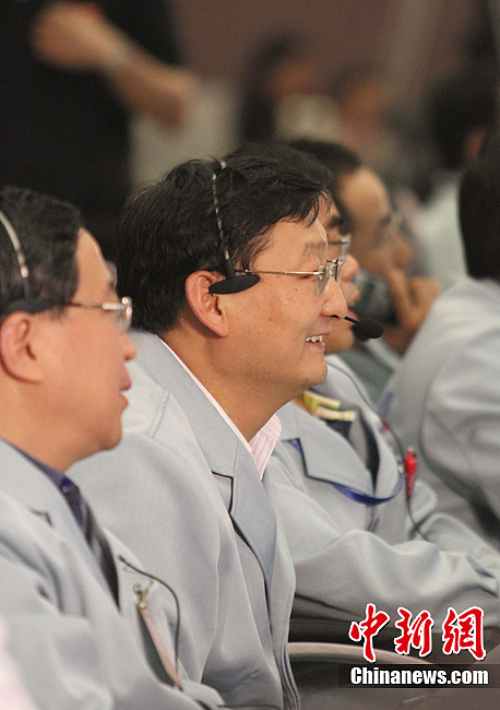 常万全宣布天宫神九载人交会对接任务成功