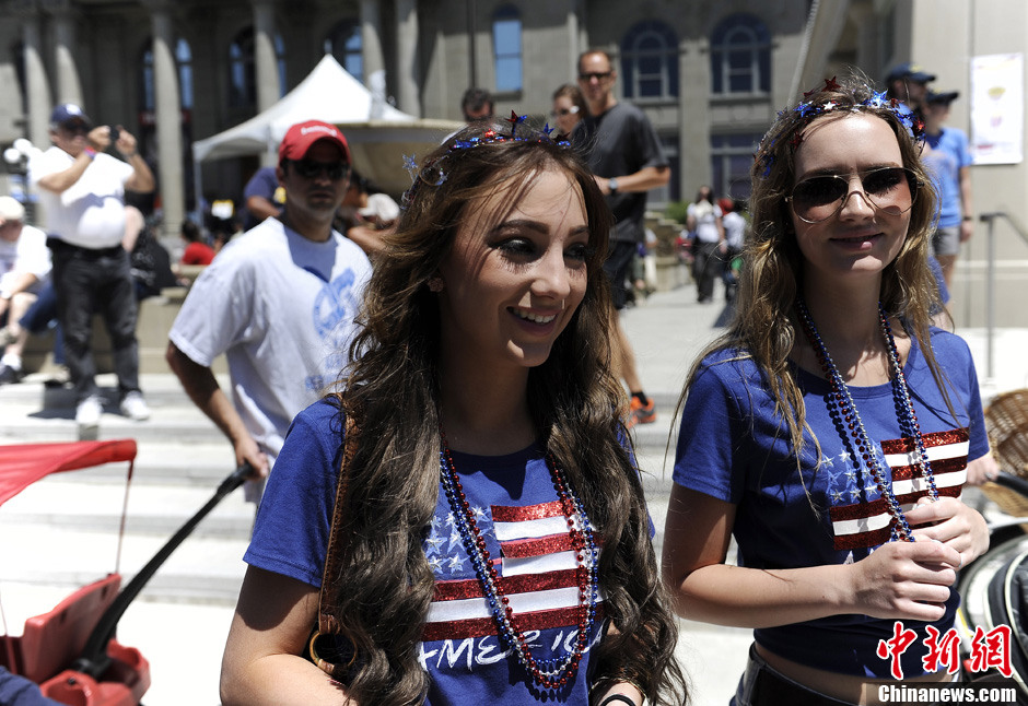 美国旧金山庆祝独立日