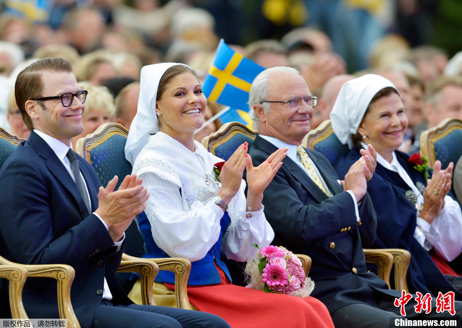 瑞典女王储维多利亚庆祝35岁生日 