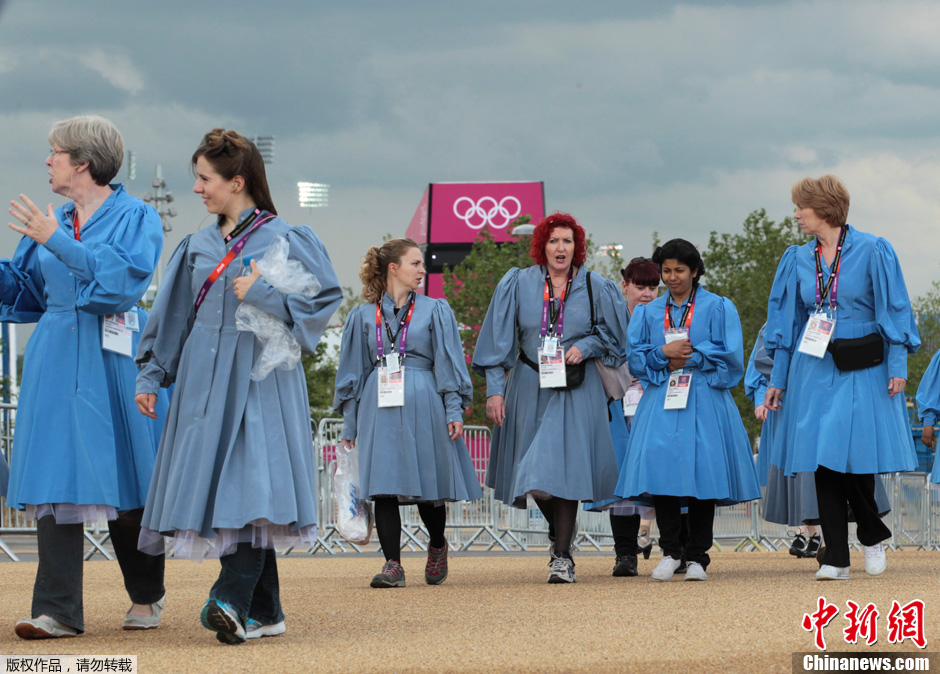 伦敦奥运会开幕式部分演员服装造型曝光