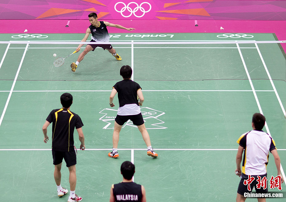 马来西亚羽毛球名将李宗伟备战伦敦奥运会