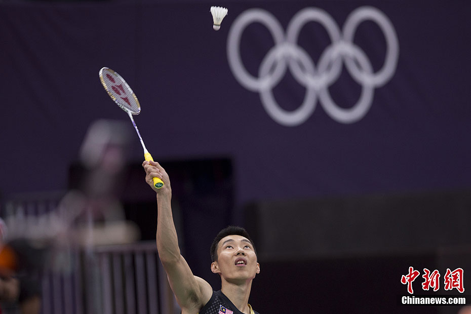 马来西亚羽毛球名将李宗伟备战伦敦奥运会