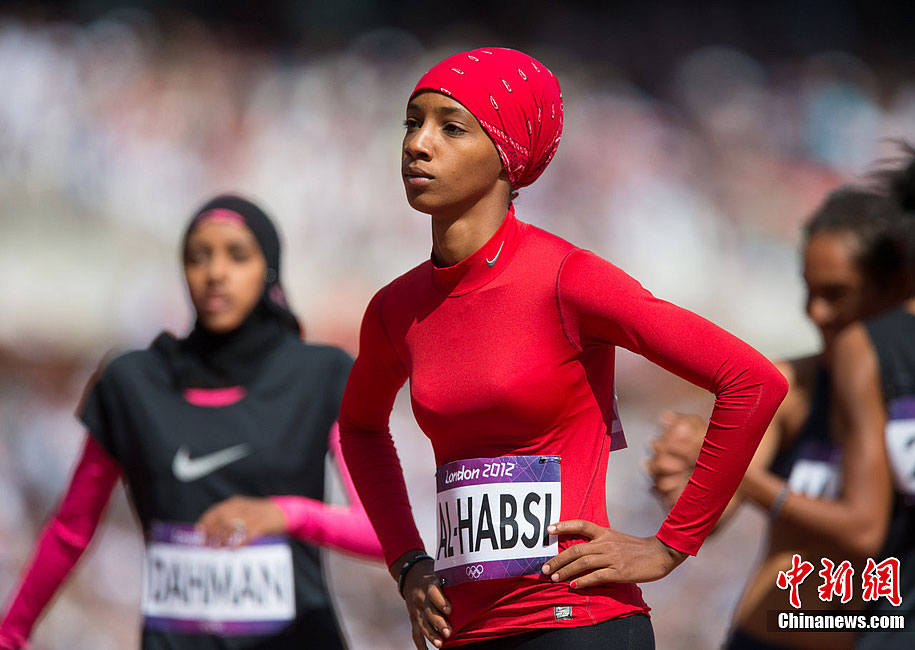 奥运赛场上的头巾风情