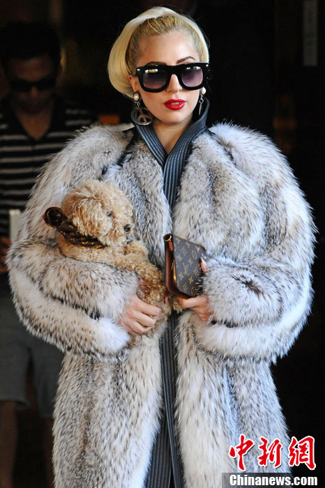 Lady Gaga��Ƥ�ݱ���Ȯ ��װ��ɢ����������