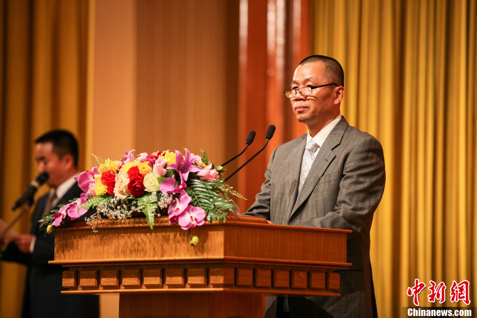 夏春平副总编为中新社60周年在俄庆祝酒会致辞