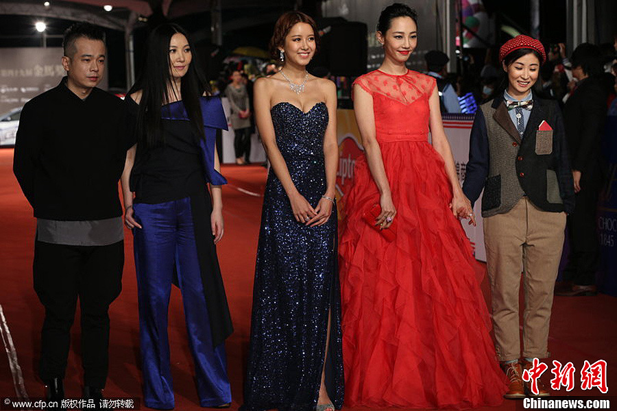 众星云集第49届台湾电影金马奖红毯