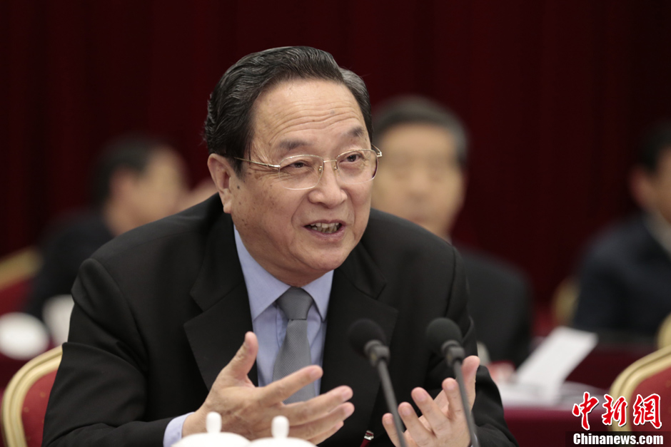 俞正声参加中共界政协委员联组讨论并讲话-中新网