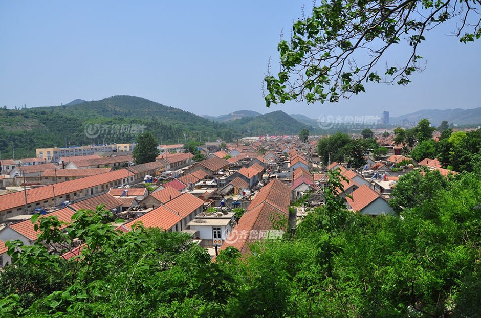 王亚平家所在的村庄,山东省烟台市福山区张格庄镇张格庄村村全貌.