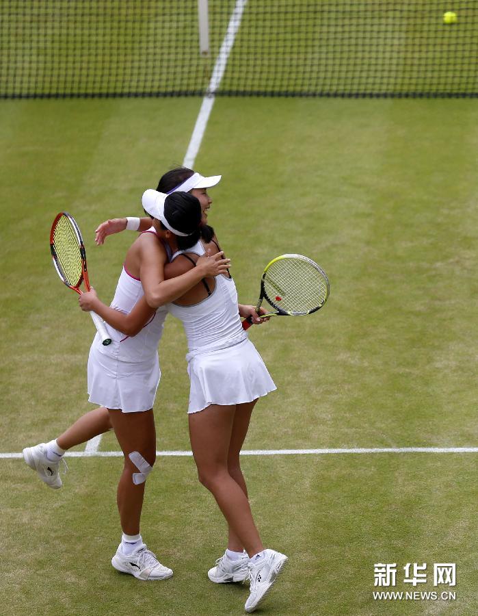 温网:彭帅/谢淑薇晋级女双四强