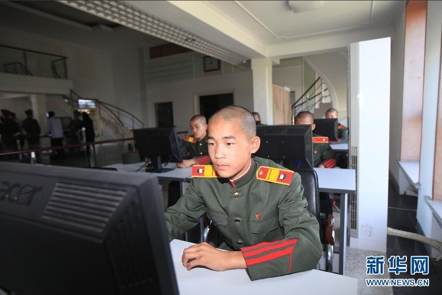 探访朝鲜万景台革命学院-中新网