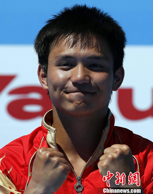 世锦赛邱波十米台夺冠跳水队豪取9金收官