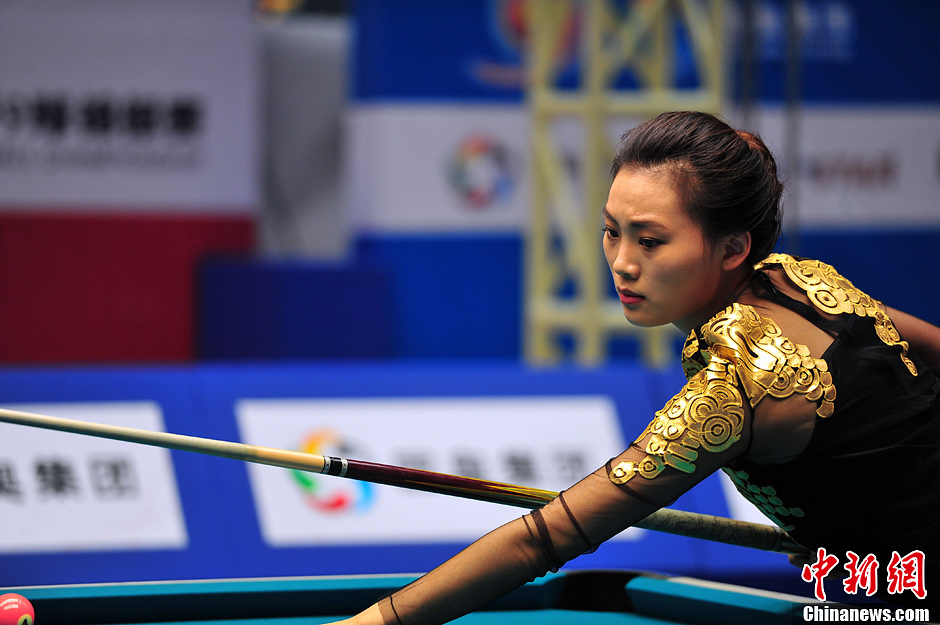 8月12日,刘莎莎在比赛中.