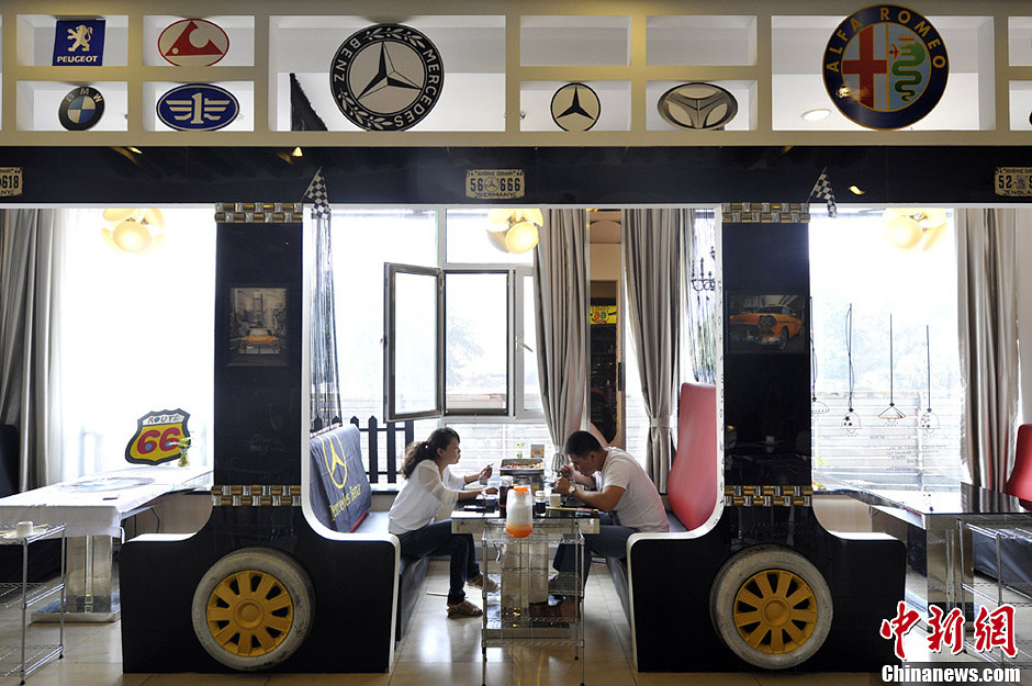 炫酷汽车文化主题餐厅亮相山西
