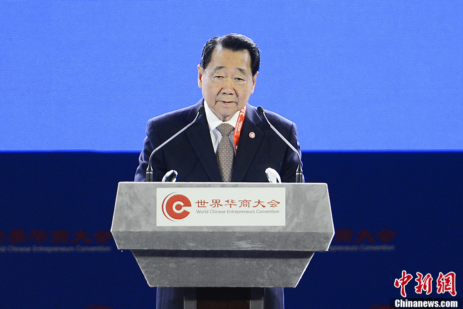 第十二届世界华商大会成都举行谢国民致辞