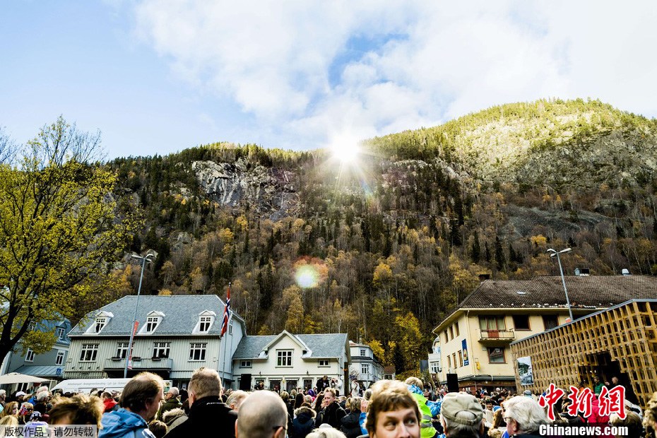 挪威小镇rjukan图片