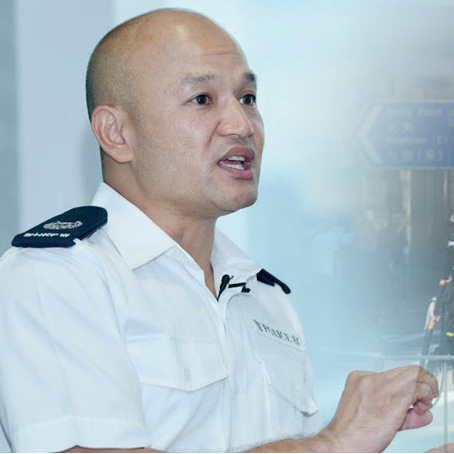 香港警察遭受的暴行压力