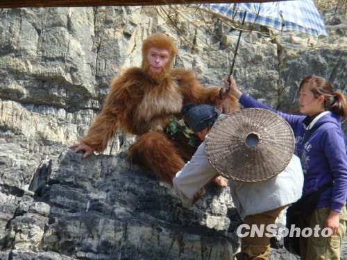 张纪中版《西游记》浙江桃花岛开拍