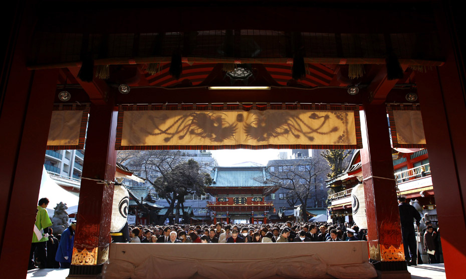 日本新年参拜神社图片