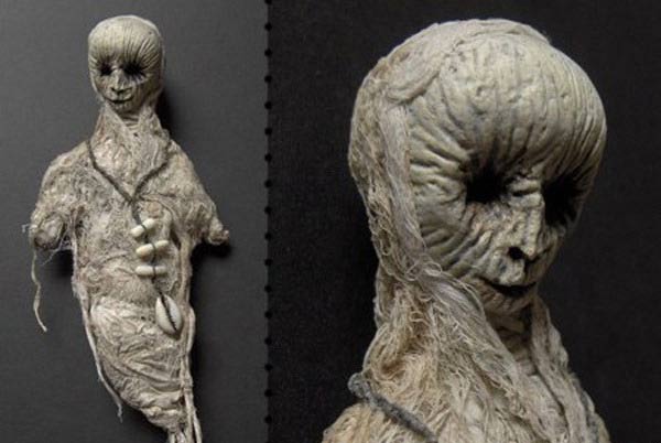 令人毛骨悚然的婴儿木乃伊