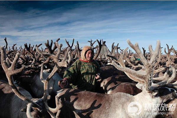 图片故事俄罗斯远东冻土地带的原始牧民
