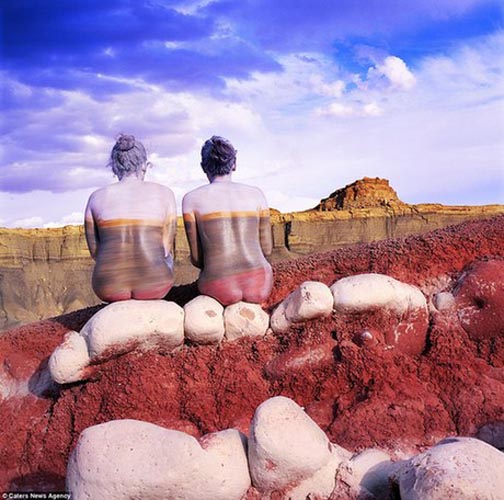 人体与自然完美融合法国摄影师打造天人合一