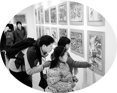 两岸少儿美术大展在北京开幕