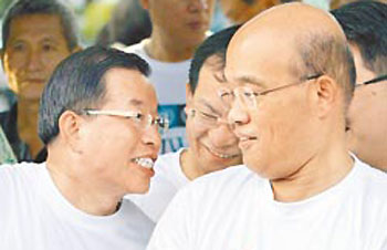 民进党代理主席陈菊称乐见苏贞昌谢长廷会面破冰