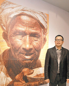 艺术家罗中立台湾开个展画出大陆乡土灵魂(图)